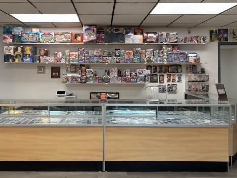 Hard Hittin' Cards shop counter Southington CT